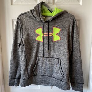 Under Armour Hoodie Women’s Size Medium Pullover Pouch Grey